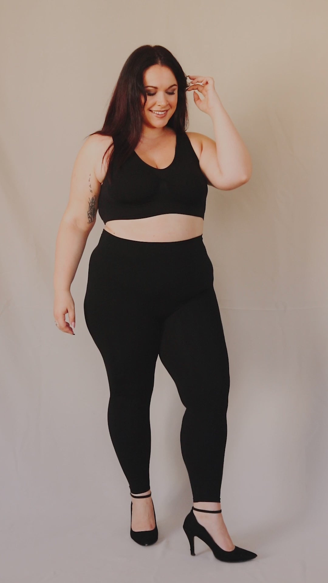 Lot de 3 leggings grande taille