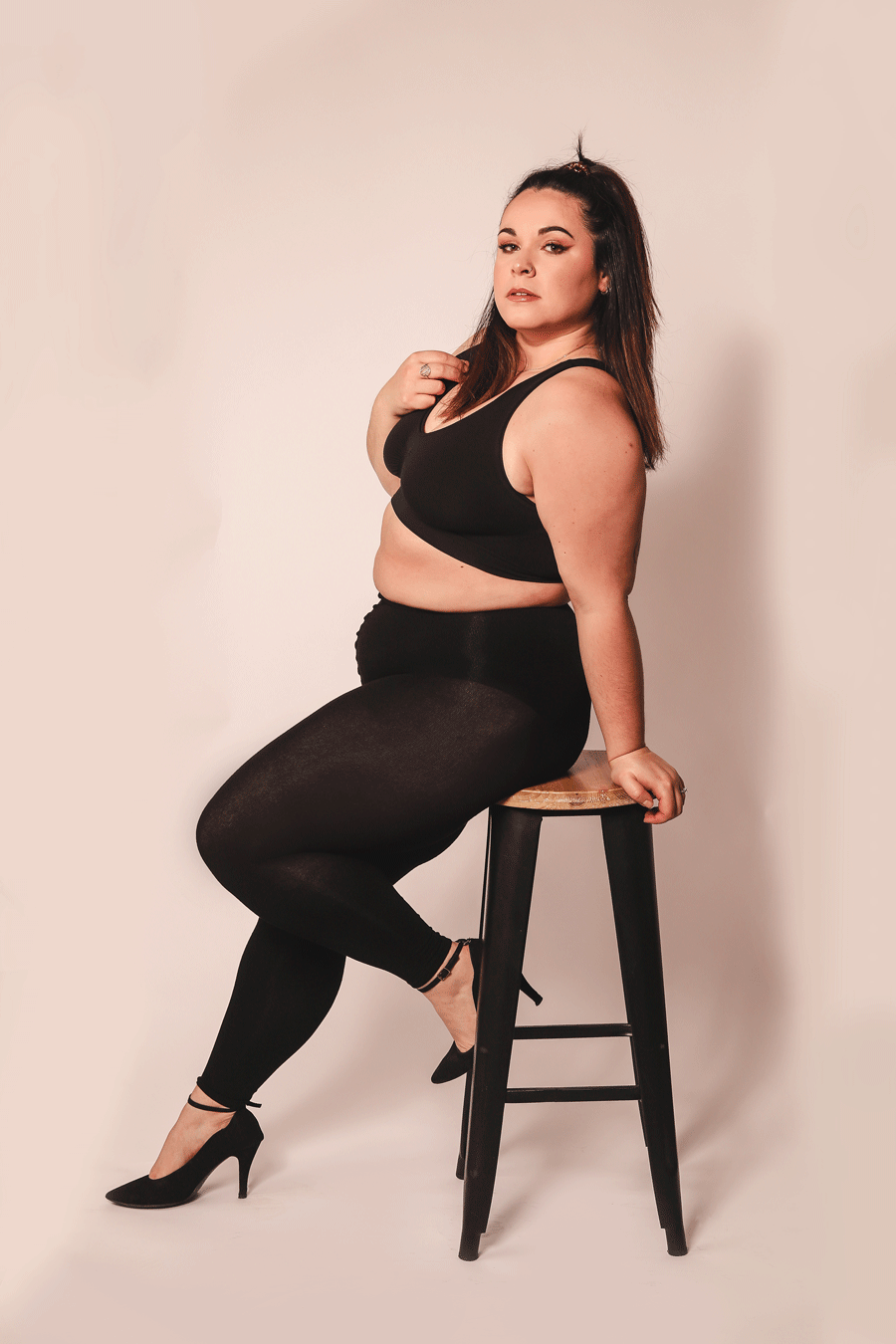 Legging grande taille douceur cachemire