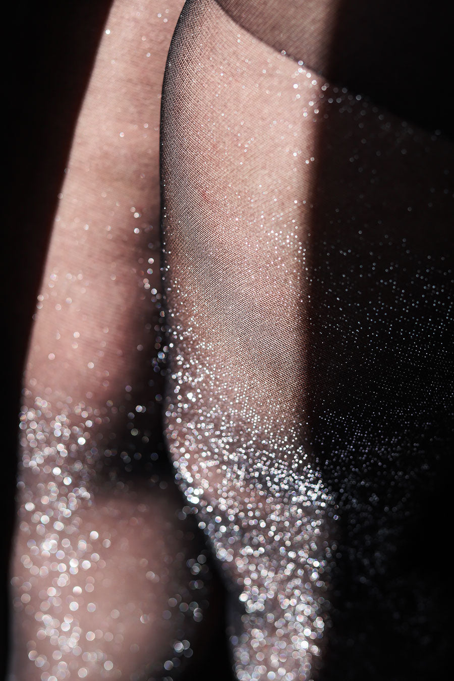 Collant pailleté grande taille