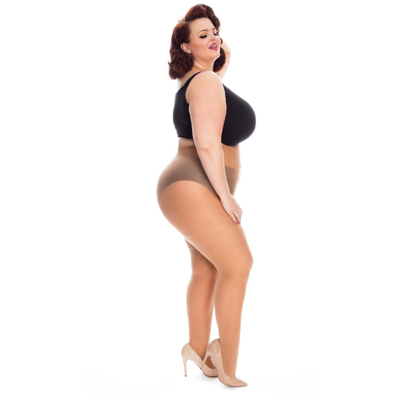 Collant 20 deniers grande taille