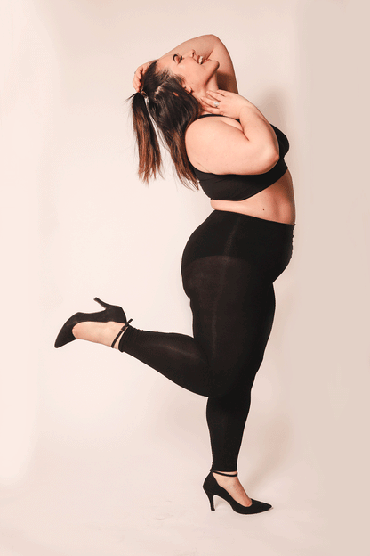 Legging grande taille douceur cachemire