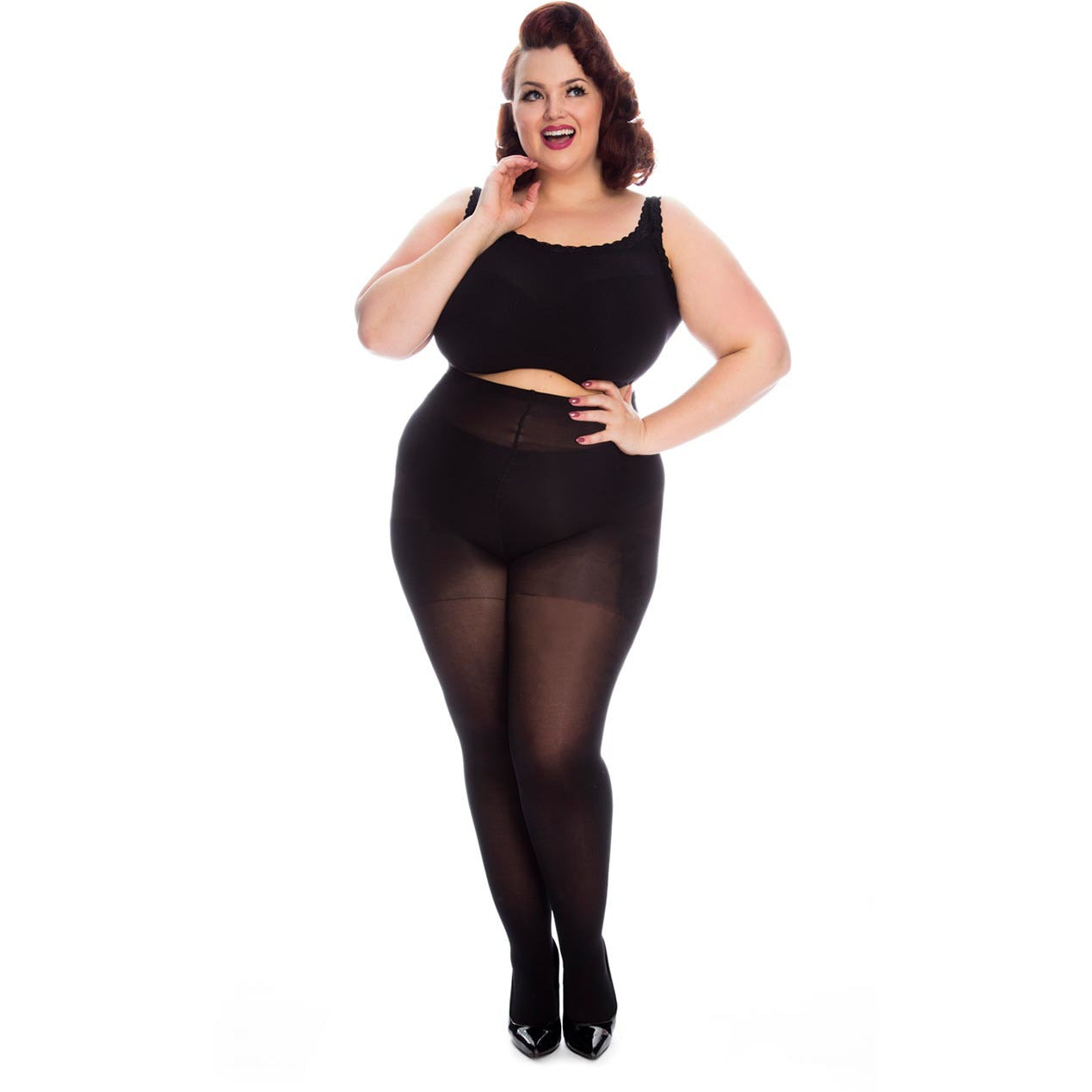 Collant opaque grande taille 60 deniers