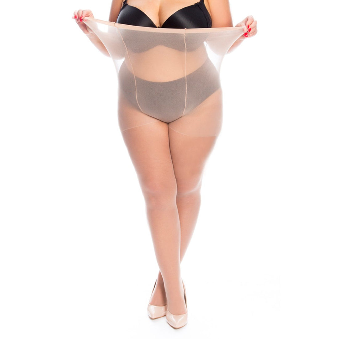 Collant 20 deniers grande taille